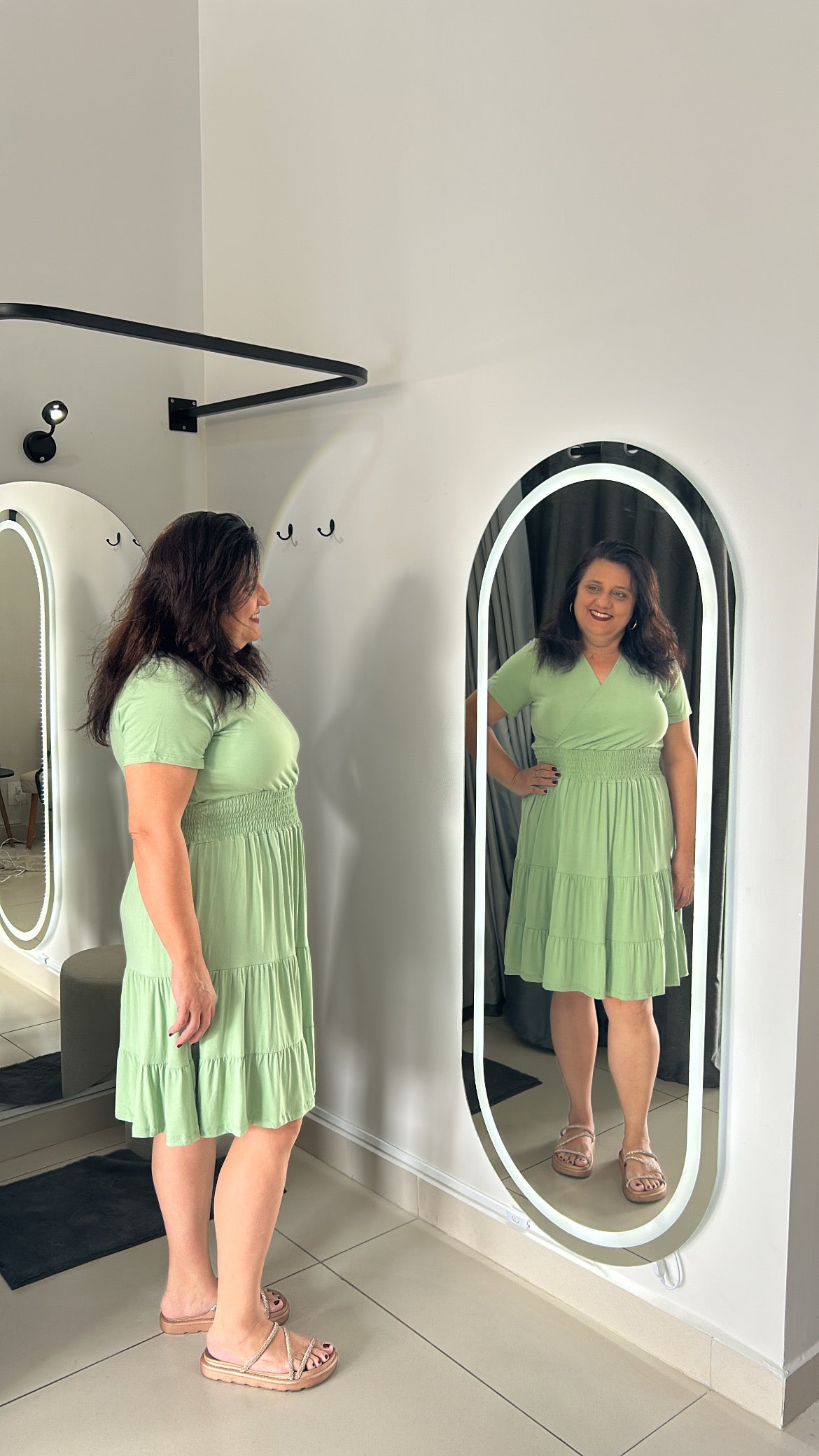 Vestido Nicole - Verde Plus