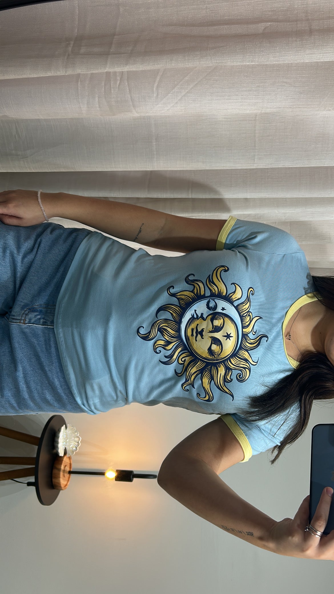 Tshirt Sol&Lua - Azul