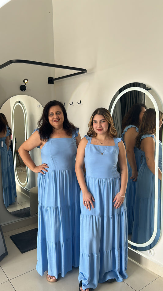 Vestido Esmeralda - Azul