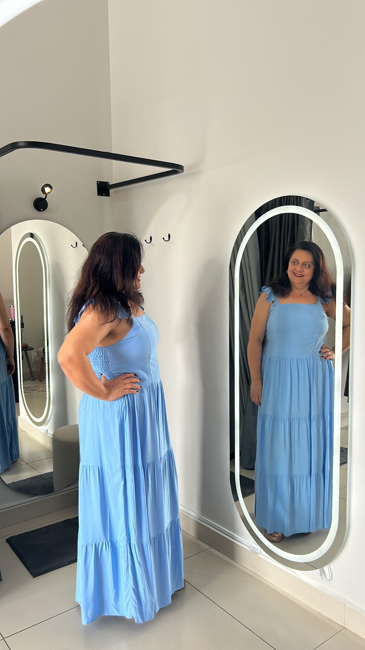 Vestido Esmeralda - Azul Plus Size