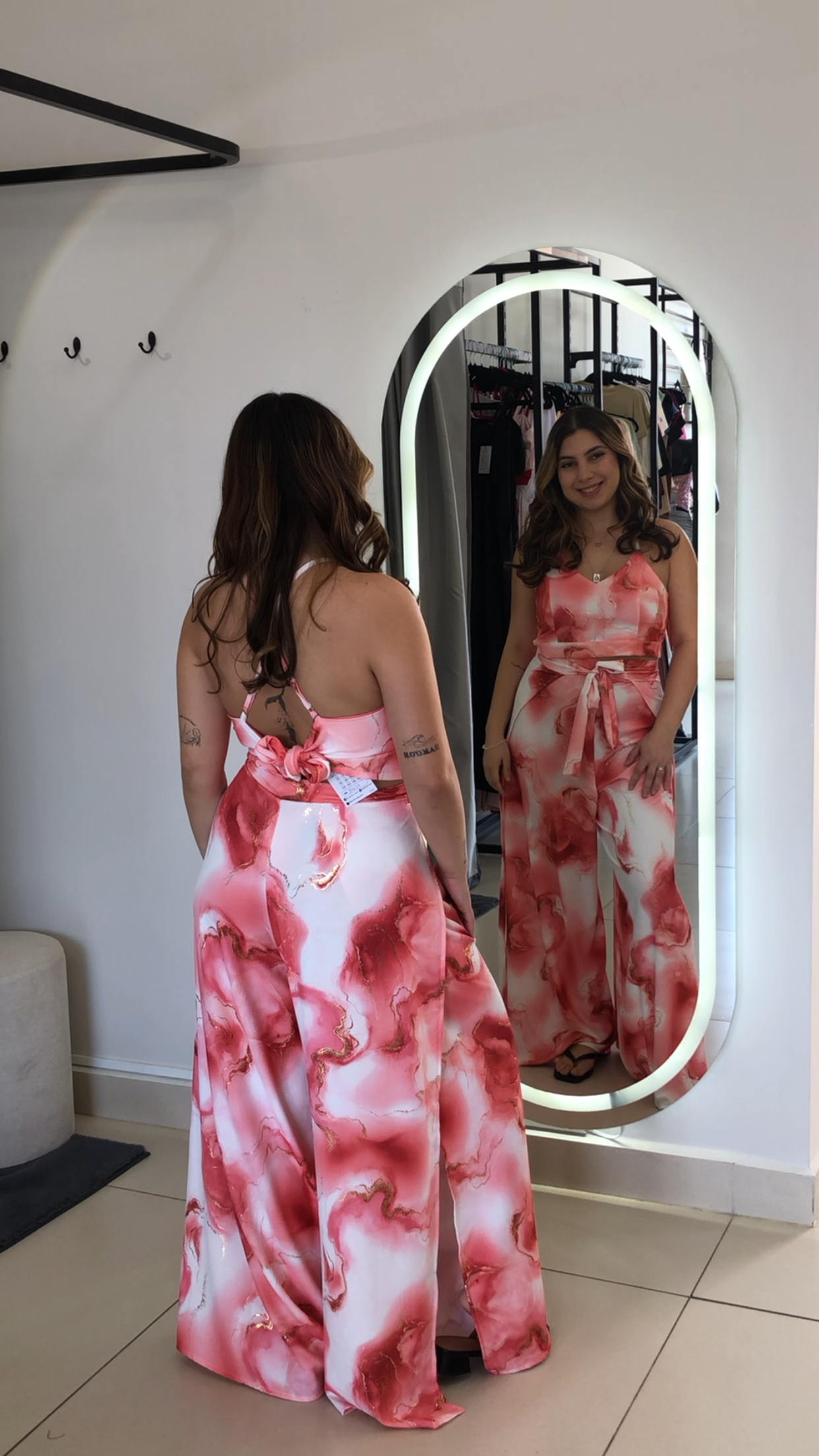 Conjunto Cropped + Calça Envelope - U