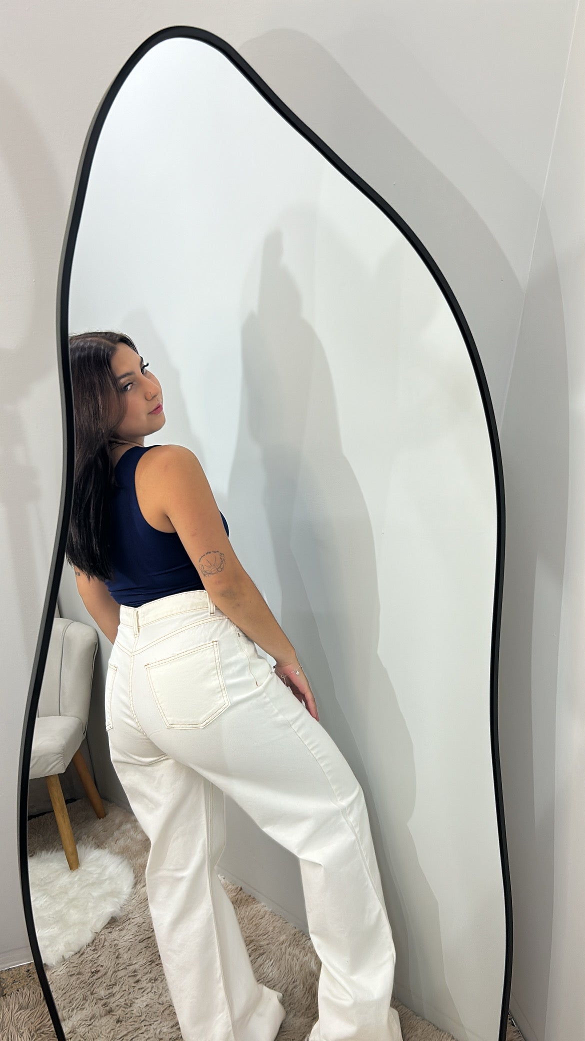 Calça Wide Leg - Branca