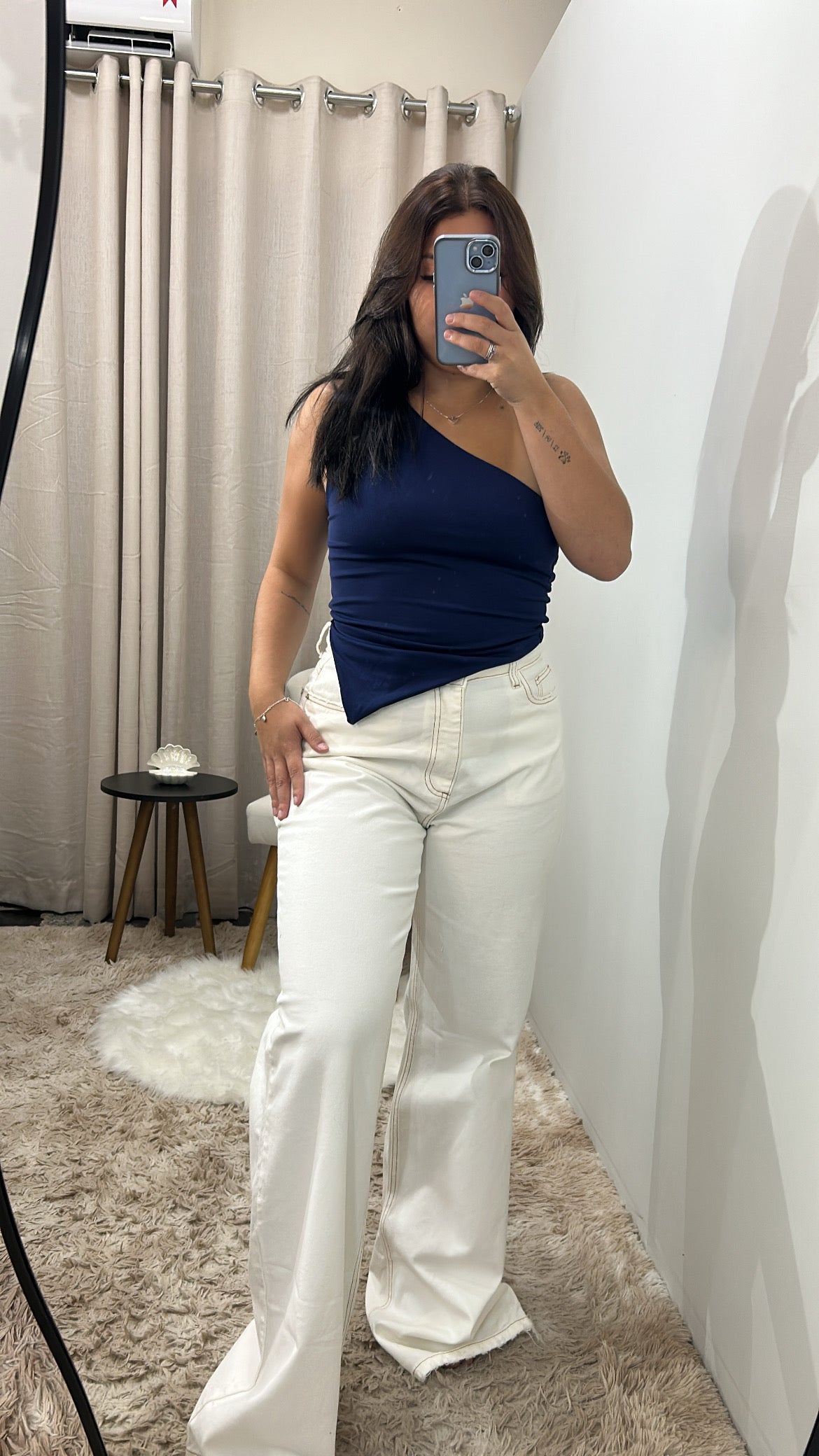 Calça Wide Leg - Branca