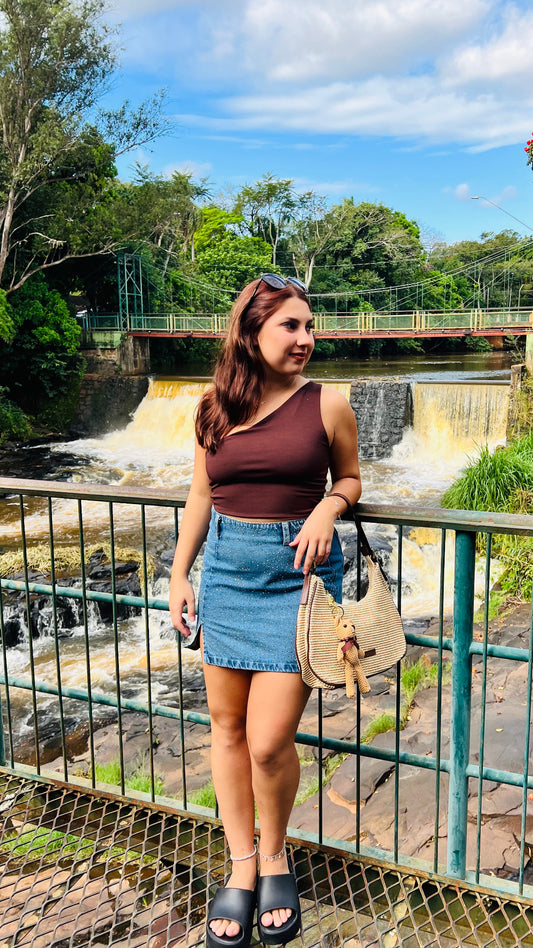 Cropped Pamela- MARROM
