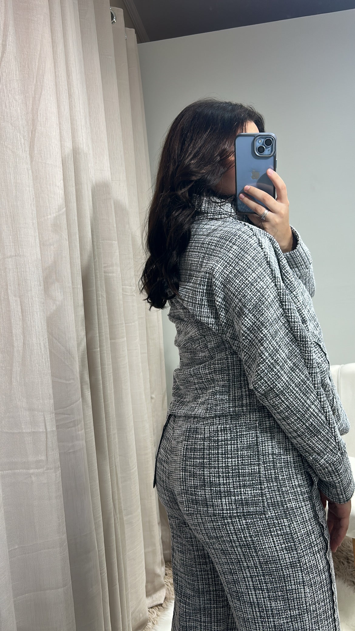 Conjunto Xadrez Confort – Cinza Mescla