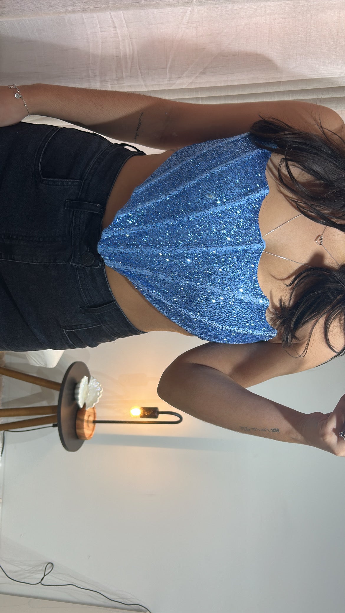 Corset Concha - Azul