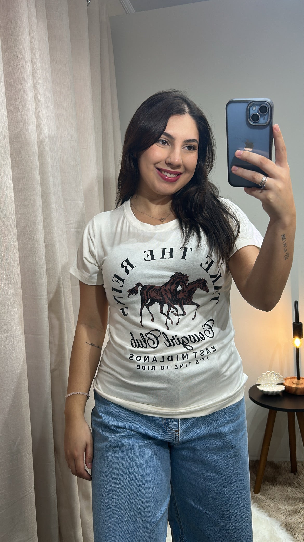 Tshirt Cavalo - Branco