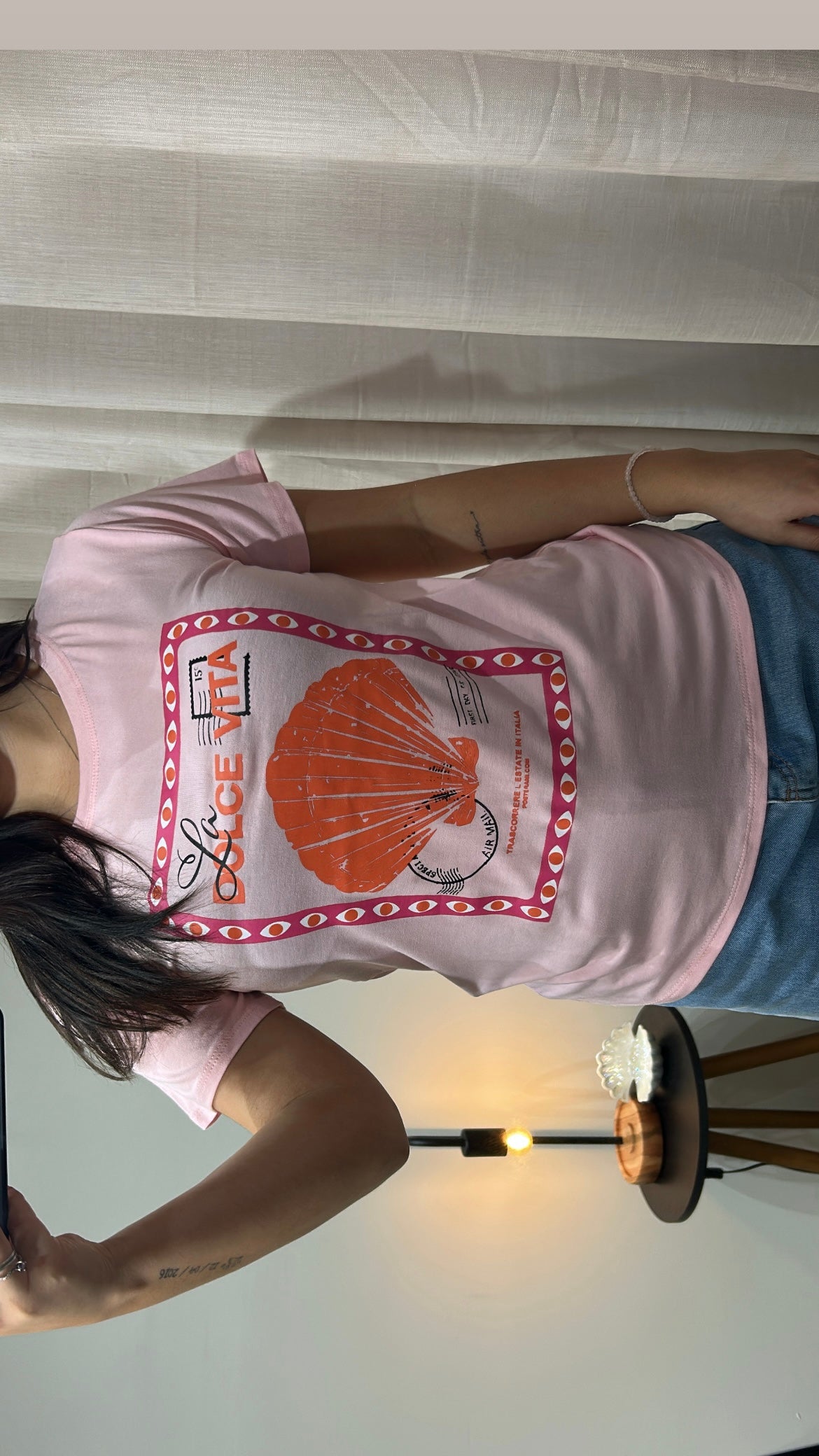 Tshirt Concha - Rosa
