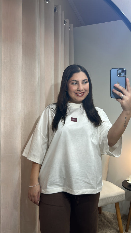 T-Shirt Oversized Off-White