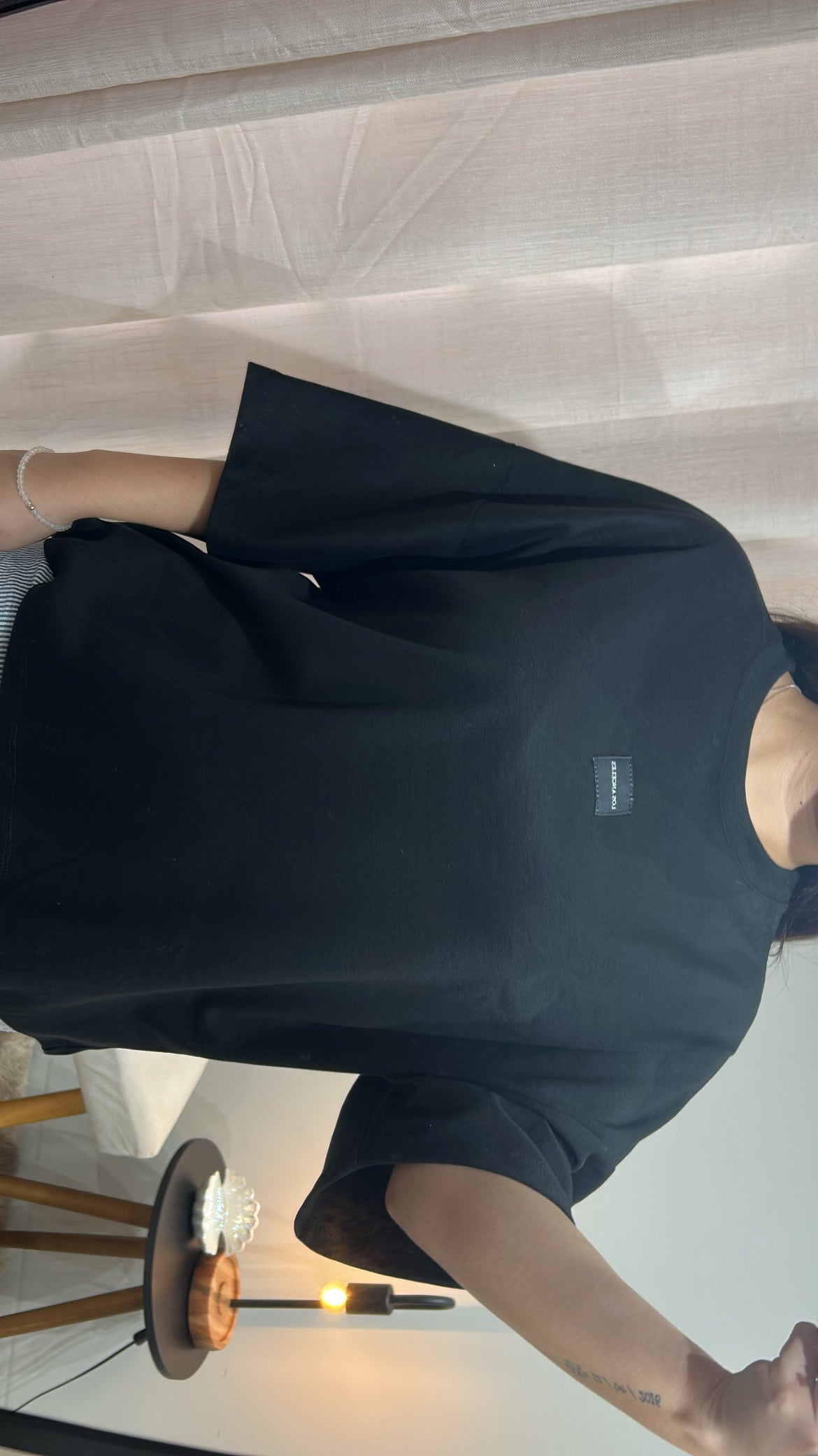 T-Shirt Oversized Preto