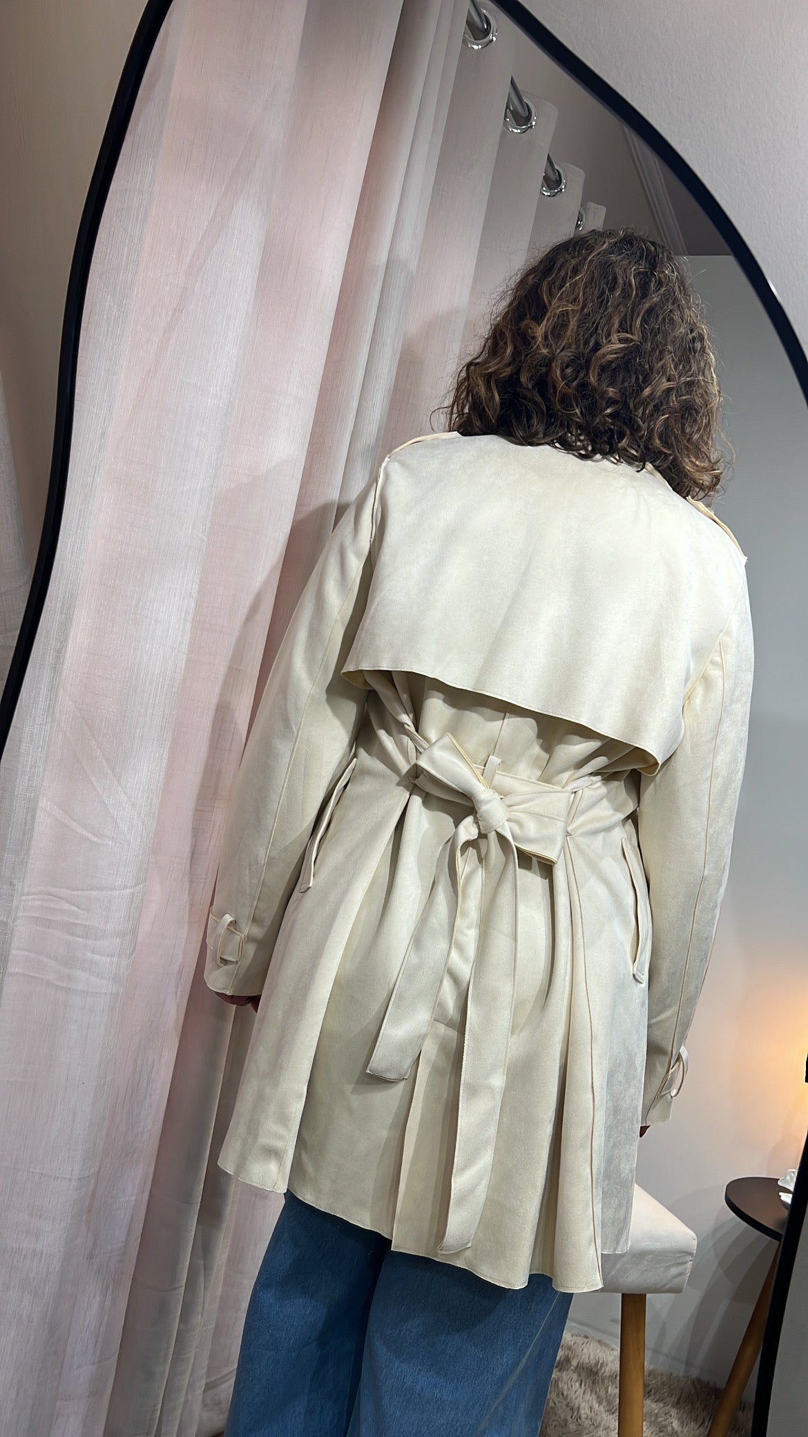 Casaco Trench Coat - Off White