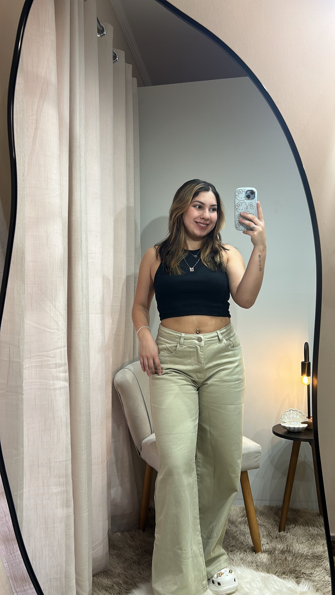 Pantalona Jeans - Verde Pistache