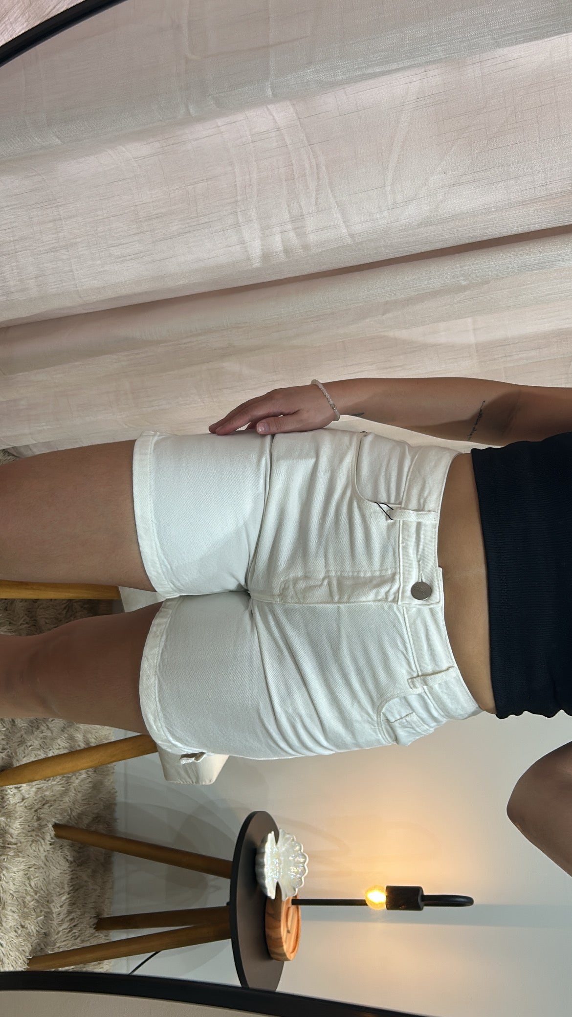 Shorts Jeans - Off White
